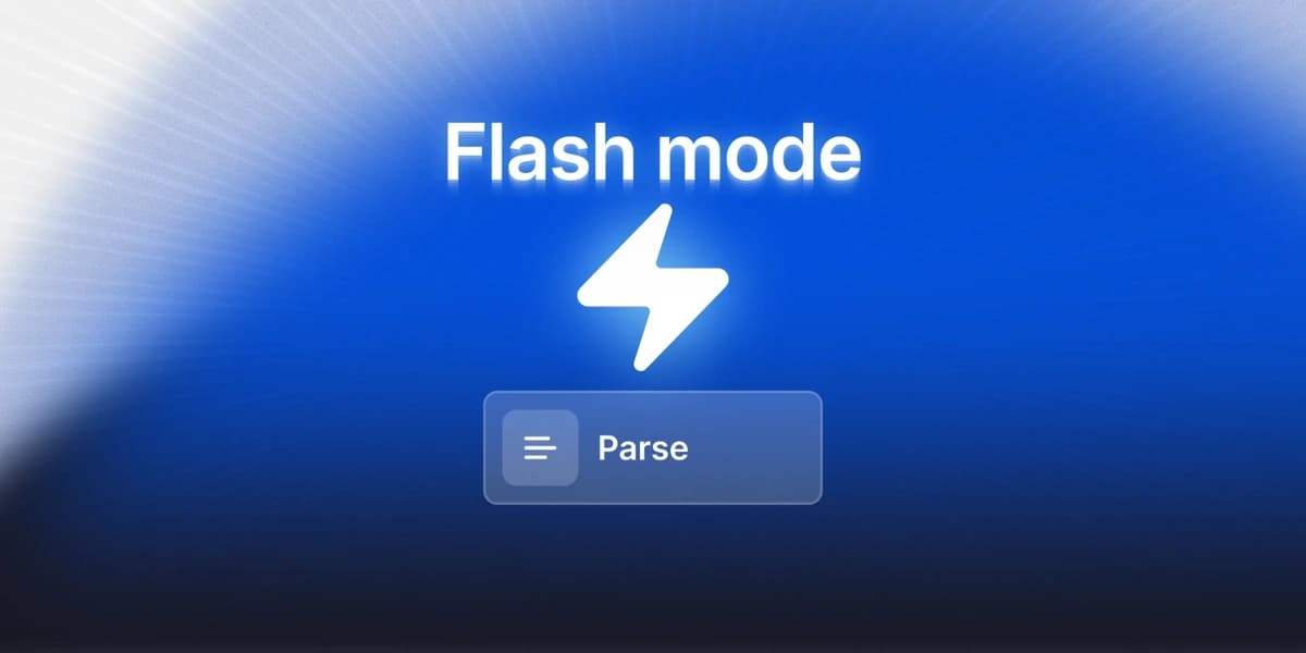 Flash Mode: Born-Digital PDFs, Without the Model Call