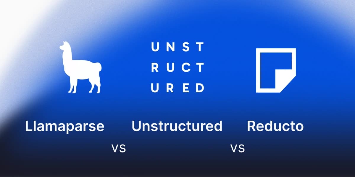 LlamaParse vs Unstructured vs Reducto: Which One Fits Your RAG Pipeline?